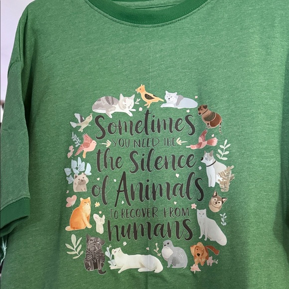 FINL 365 Tops - Custom- Green Graphic Tee - Short Sleeve
